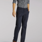 Lee Men Total Freedom Relaxed Fit Tapered Leg Pants Navy Clothing 480T782