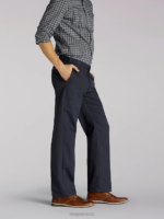 Lee Men Total Freedom Relaxed Fit Tapered Leg Pants Navy Clothing 480T782 - Image 3