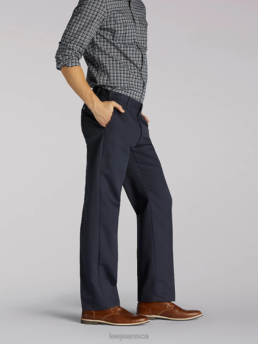 Lee Men Total Freedom Relaxed Fit Tapered Leg Pants Navy Clothing 480T782 - Image 3