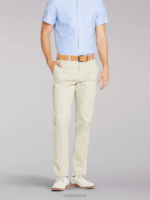 Lee Men Total Freedom Slim Flat Front Pant Sand Clothing 480T789