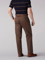 Lee Men Total Freedom Straight Fit Straight Leg Pants Walnut Clothing 480T776 - Image 2