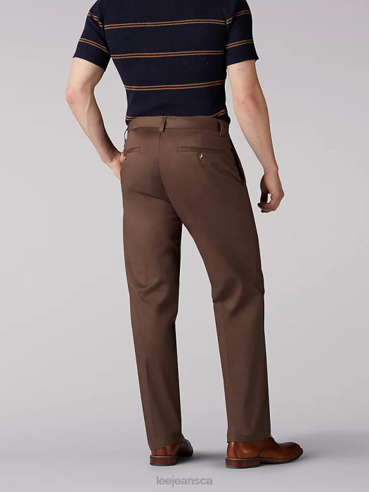 Lee Men Total Freedom Straight Fit Straight Leg Pants Walnut Clothing 480T776 - Image 2