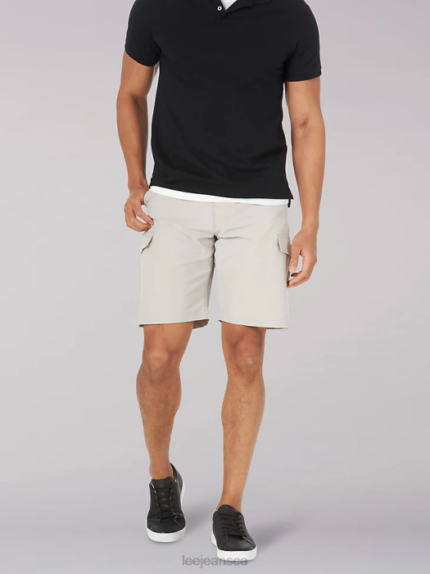 Lee Men Tri-Flex Cargo Short Dove Clothing 480T1036