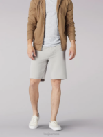 Lee Men Tri-Flex Shorts Dove Clothing 480T1070
