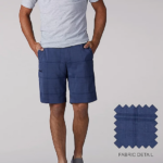 Lee Men Tri-Flex Shorts Ocean Blue Clothing 480T1068