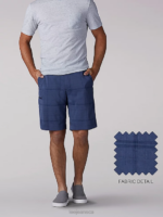 Lee Men Tri-Flex Shorts Ocean Blue Clothing 480T1068