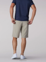 Lee Men Tri-Flex Shorts Pebble Clothing 480T1066 - Image 2