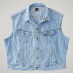 Lee Men Vintage Rider Vest RV05 (Size XXL) Light Denim Clothing 480T1139