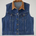 Lee Men Vintage Rider Vest RV14 (Size S) Dark Denim Clothing 480T1131