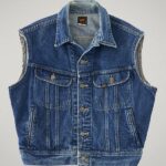 Lee Men Vintage Rider Vest RV20 (Size M) Dark Denim Clothing 480T1129