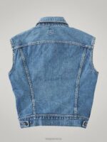 Lee Men Vintage Rider Vest RV25 (Size XS) Medium Denim Clothing 480T1136 - Image 2