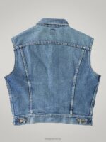 Lee Men Vintage Rider Vest RV31 (Size S) Medium Denim Clothing 480T1133 - Image 2
