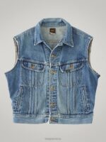 Lee Men Vintage Rider Vest RV31 (Size S) Medium Denim Clothing 480T1133