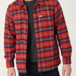 Lee Men Workwear Plaid Overshirt Sumac Plaid Clothing 480T929
