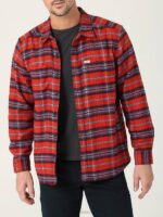 Lee Men Workwear Plaid Overshirt Sumac Plaid Clothing 480T929