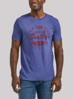 Lee Men Workwear Supply Graphic Tee Anthem Blue Clothing 480T886