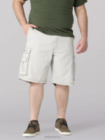 Lee Men Wyoming Cargo Short (Big & Tall) Cadet Grey Clothing 480T1049