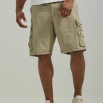 Lee Men Wyoming Cargo Short (Big & Tall) Khaki Clothing 480T1045