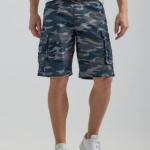 Lee Men Wyoming Cargo Short Black Camo Clothing 480T966