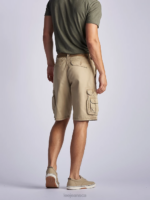 Lee Men Wyoming Cargo Short Black Clifton Plaid Clothing 480T973 - Image 2