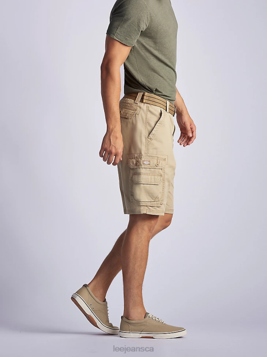 Lee Men Wyoming Cargo Short Black Clifton Plaid Clothing 480T973 - Image 4