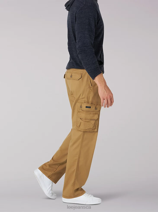 Lee Men Wyoming Relaxed Fit Cargo Twill Pant Bourbon Clothing 480T797 - Image 3