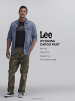 Lee Men Wyoming Relaxed Fit Cargo Twill Pant Nomad Clothing 480T795 - Image 4