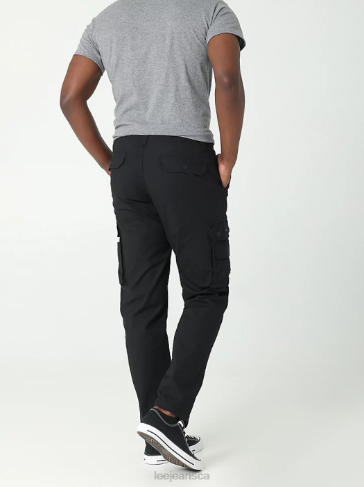 Lee Men Wyoming Relaxed Fit Ripstop Cargo Pant Black Clothing 480T806 - Image 2