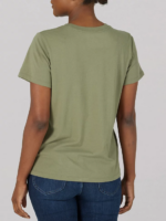 Lee Women Bold Logo Tee Deep Lichen Green Clothing 480T361 - Image 2