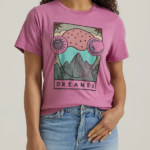 Lee Women Dreamer Graphic Tee Prunella Heather Clothing 480T357