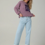 Lee Women European Collection Carol Straight Jean Retro Light Clothing 480T31