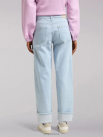 Lee Women European Collection Carol Straight Jean Retro Light Clothing 480T31 - Image 5