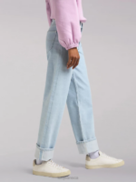 Lee Women European Collection Carol Straight Jean Retro Light Clothing 480T31 - Image 6