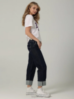 Lee Women European Collection Carol Straight Jean Retro Rinse Clothing 480T32 - Image 3