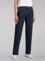 Lee Women European Collection Carol Straight Jean Retro Rinse Clothing 480T32 - Image 4