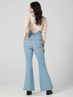 Lee Women European Collection Factory Flare Overall Sunbleach Clothing 480T168 - Image 2