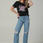 Lee Women European Collection High Rise Crop Wide Leg Jean Dealer's Choice Clothing 480T166