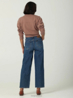 Lee Women European Collection High Rise Crop Wide Leg Jean To The Max Clothing 480T167 - Image 2