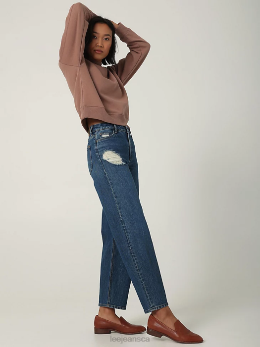 Lee Women European Collection High Rise Crop Wide Leg Jean To The Max Clothing 480T167 - Image 4