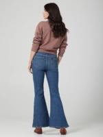 Lee Women European Collection High Rise Split Flare Jean Janet Clothing 480T171 - Image 2