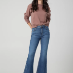 Lee Women European Collection High Rise Split Flare Jean Janet Clothing 480T171