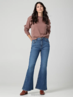 Lee Women European Collection High Rise Split Flare Jean Janet Clothing 480T171