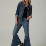 Lee Women European Collection High Rise Split Flare Jean Sunstone Clothing 480T173