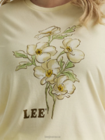 Lee Women Flowers Graphic Tee (Plus) Sunwashed Heather Clothing 480T352 - Image 3