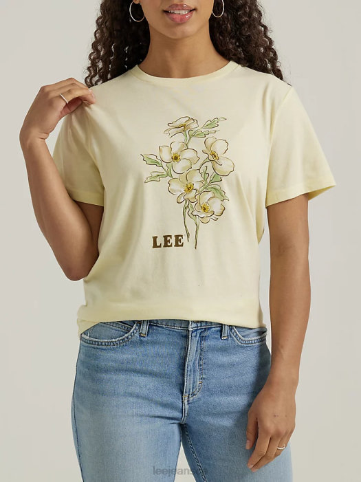 lee_women_flowers_graphic_tee_sunwashed_heather_clothing_480t346.png Lee Women Flowers Graphic Tee Sunwashed Heather Clothing 480T346 - Image 1