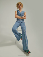 Lee Women Freeway of Love Rainbow High Rise Super Flare Jean Mid Rainbow Clothing 480T148 - Image 6