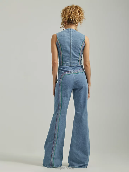 Lee Women Freeway of Love Rainbow High Rise Super Flare Jean Mid Rainbow Clothing 480T148 - Image 8