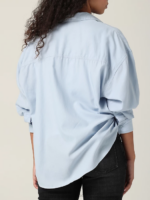 Lee Women Frontier Button Down Shirt Shy Blue Clothing 480T398 - Image 2