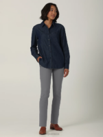 Lee Women H.D. Maven Ankle Pant Metal Gray Clothing 480T188 - Image 2