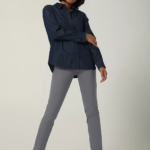 Lee Women H.D. Maven Ankle Pant Metal Gray Clothing 480T188